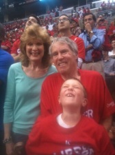 Emmett, RJD and Blake Griffin's Mom, 2012